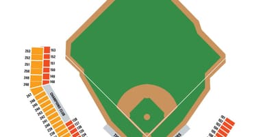 Comerica ਪਾਰਕ ਨਕਸ਼ਾ ਬੈਠਣ